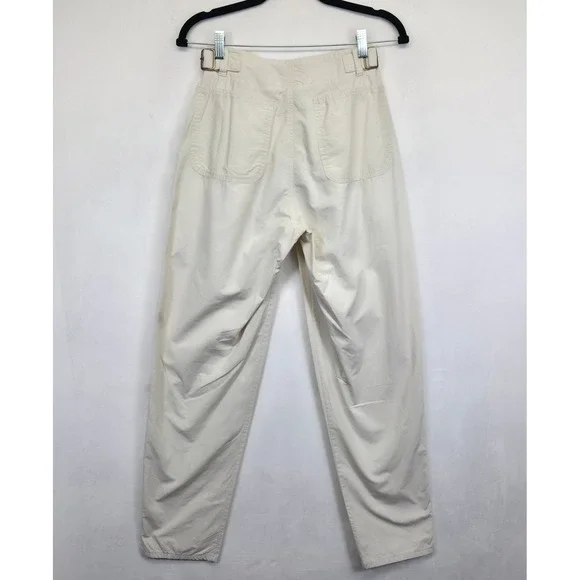 Christian Dior Actifs Pants Women 6 Beige Tapered Pleated High Waisted Old Money - Picture 3 of 16